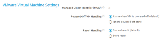 VMware Virtual Machine Settings VMware Virtual Machine Settings